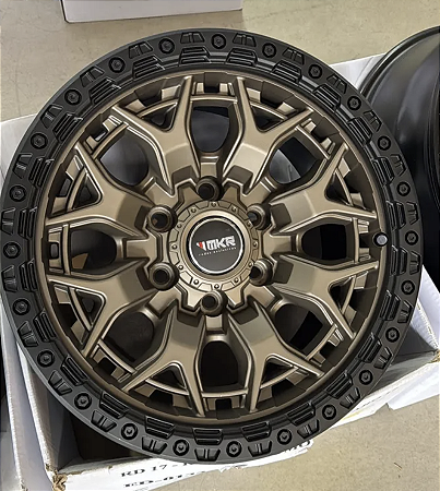 KIT 4 RODAS M31 OFF-ROAD R17x9 - GOLD BLACK
