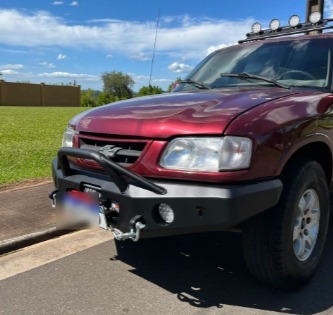 PARA-CHOQUE DIANTEIRO BLAZER 1995/2009 COM QUEBRA MATO