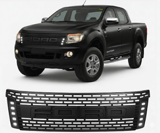 Grade Dianteira Rapto Led - Ford Ranger 2013 a 2016