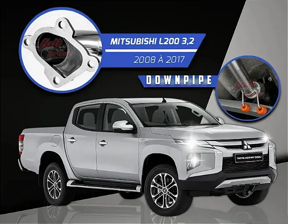 DOWNPIPE MITSUBISHI L200 2.4T 190CV ATÉ 2021