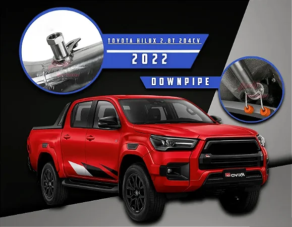 DOWNPIPE TOYOTA HILUX 2.8T 204CV