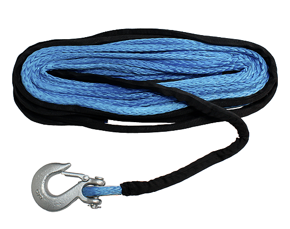 CABO SINTÉTICO PARA GUINCHO 12300 Lb / 5580 kg • AZUL