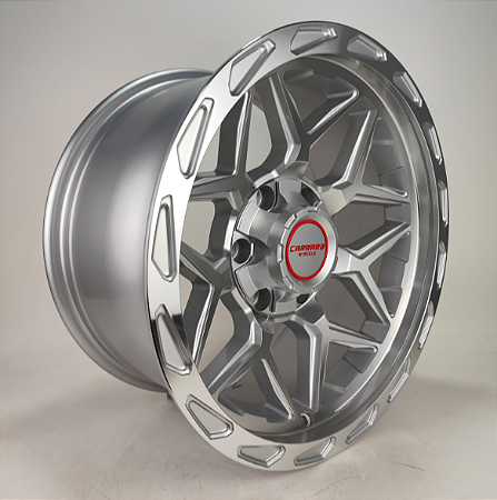 KIT 4 RODAS - NASHVILLE R17X9 6X139.7 - PRATA