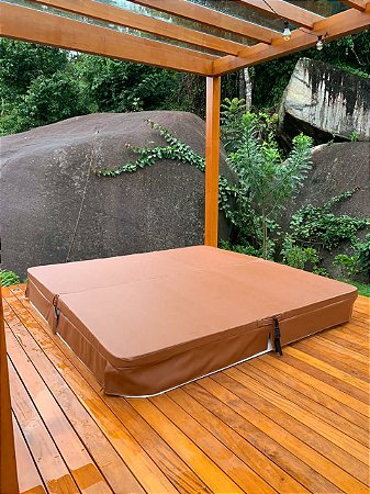 Capa/Tampão Térmico Spa Jacuzzi J480 (2,39m x 2,39m)