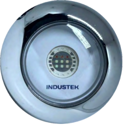 REFLETOR DE PISCINA AÇO INOX 316 IDLED 9W RGB 24M² CABO DE 2M ENCAIXE EM TUBO DE 20/25MM