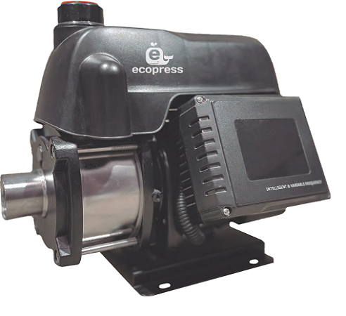 PRESSURIZADOR ECOLINE AR750 ATE 8,0M³/H INVERSOR DE FREQUENCIA AÇO INOX 304 735W 220V MONO MARCA ECOPRESS