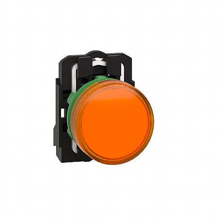 SINALIZADOR 22MM PLAST.LED SCHNEIDER 240VCA AMARELO - XB5AVM5