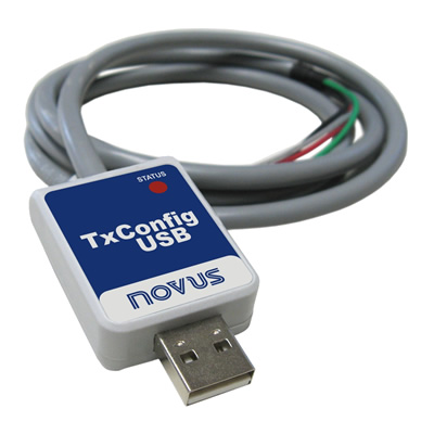 INTERFACE PARA TRANSMISSORES TxConfig USB Saída 0-10 VDC / 4-20 mA NOVUS - 8816021039