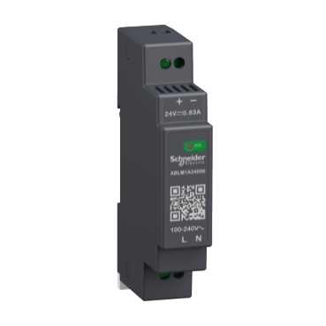 FONTE DE ALIMENTAÇÃO - 24 VDC - 0,6A - 15W - 100/240 VAC - MONOFÁSICA - ABLM1A24006