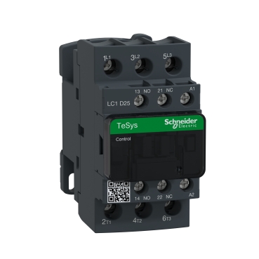 CONTATOR TRIPOLAR TESYS DECA 25A 1NA+1NF 24VCA - LC1D25B7