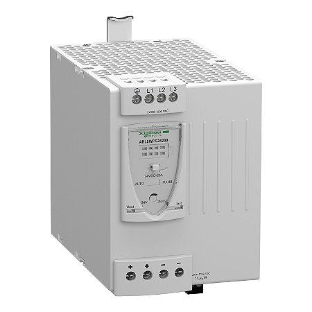 Fonte de Alimentação Chaveada - 24 Vdc - 480 W - 20 A - 380/500 Vac Trifásica - ABL8WPS24200