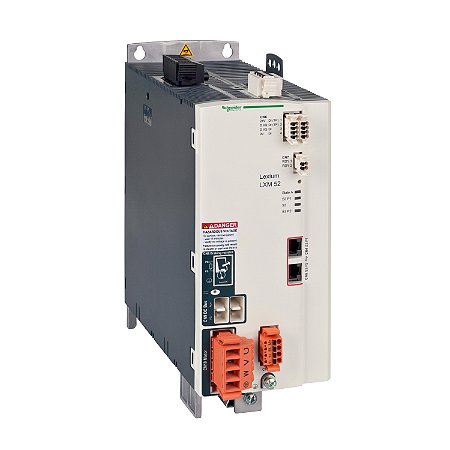 Servodrive - Sercos III - 7 kW - 208/400/480 Vac - Inm 24 A - Ipico 72 A - Trifásico - LXM52DD72C41000