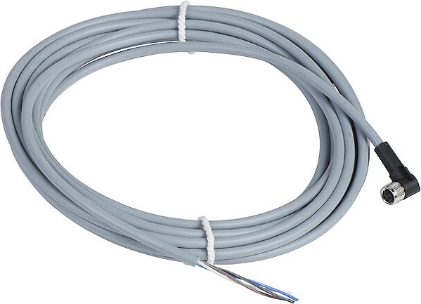CABO PVC 4 PINOS COM CONECTOR M8 FEMEA C - XZCPV1041L5
