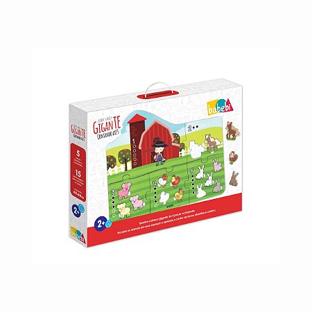 Quebra-Cabeca Gigante Contando Ate 5 - BABEBI