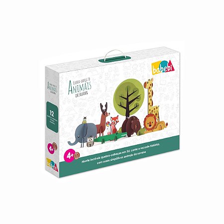 Quebra-Cabeca 3D Savana - BABEBI