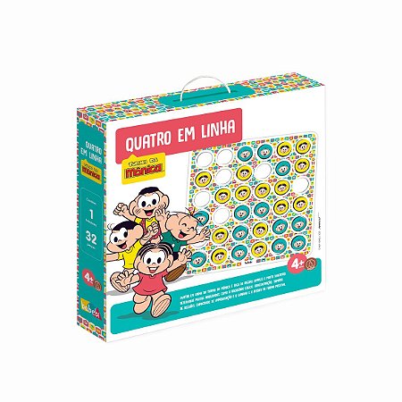 Quatro Em Linha Da Turma Da Mônica, Babebi, Colorido, Multicor