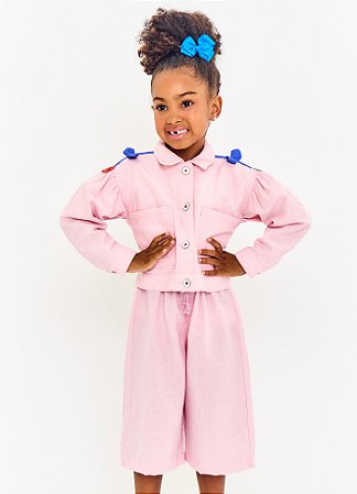 JAQUETA COLOR FLOR ROSA  - ALPHABETO