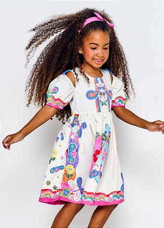 VESTIDO NAS ALTURAS OFF WHITE - Alphabeto