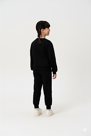 CONJUNTO MOLETON PRETO - MON SUCRÉ