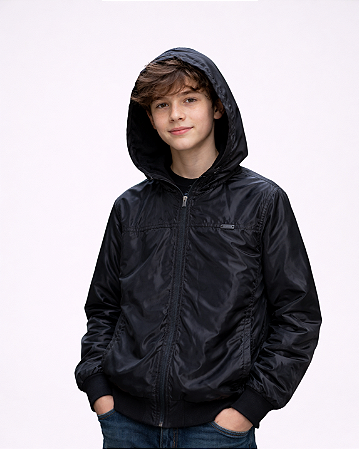 JAQUETA CORTA VENTO PRETO - YOUCCIE