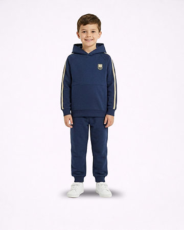 CONJ. BLUSÃO AZUL MARINHO E CALÇA MOLETOM POLYMODAL - FBR