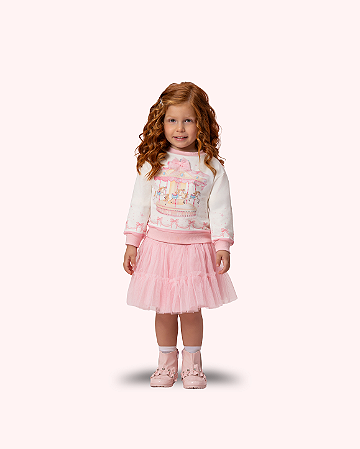 CONJUNTO CARROSEL ROSA 28 252 - PETIT CHERIE