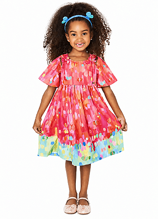 VESTIDO ALEM DAS CORES CEREJA