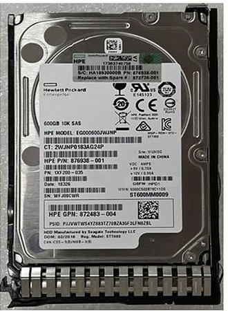 HD SEAGATE 600GB 15K SAS 3,5 HOTPLUG - ST3600057SS