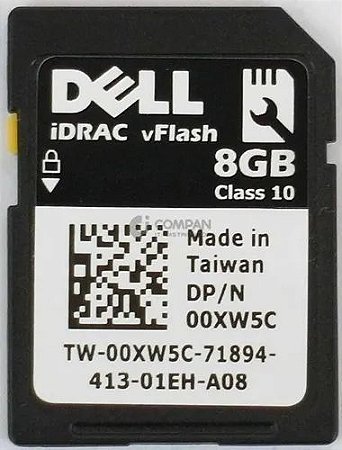 CARTÃO DE MEMÓRIA DELL 8GB IDRAC FLASH CLASS 10 - 0XW5C