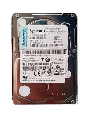 HD IBM 600GB 15K SAS SFF 6G 2.5 00AJ127 00AJ126 00AJ130