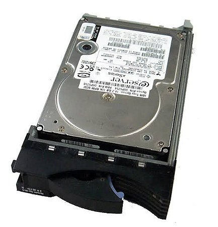 HD IBM U320 3.5 SCSI 36GB 10K COM GAVETA 07N8822 90P1308