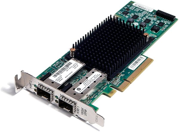 Placa Rede HPE 10GB NC552SFP 2 portas SFP+ c/ gbics PN 614201-001