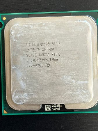Processador Intel® Xeon® 5110 Cache De 4 M, 1,60 Ghz Slage