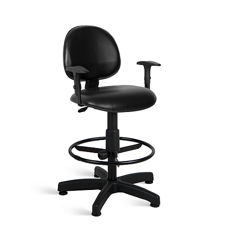 Cadeira Ágata Executiva Caixa C/ Lam Giratória Braços Courvin