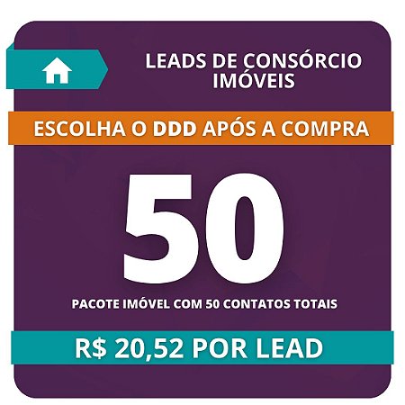 50 Leads de Consórcio de Imóvel