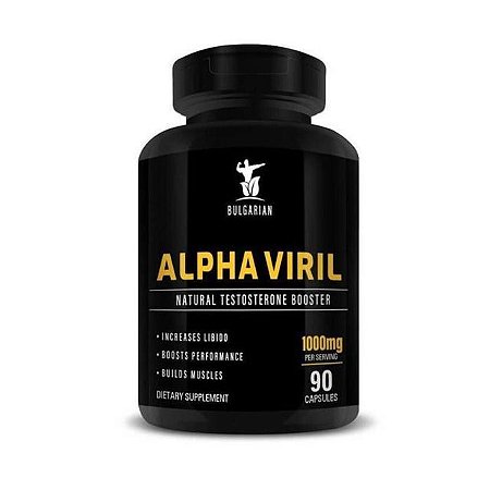 Alpha Viril Natural Testosterone Booster 800mg 90 Cápsulas - Bulgarian