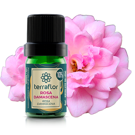 Óleo Essencial Rosa Damascena 5ml (Diluído a 10%) - Terra Flor