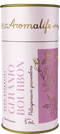 Óleo Essencial Gerânio Bourbon 5 ml - Aromalife