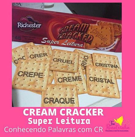 CREAM CRACK SUPER LEITURA -PALAVRAS COM CR