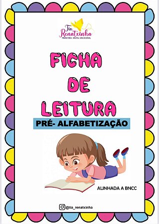 FICHAS DE LEITURA  PRÉ-ALFABETIZAÇÃO