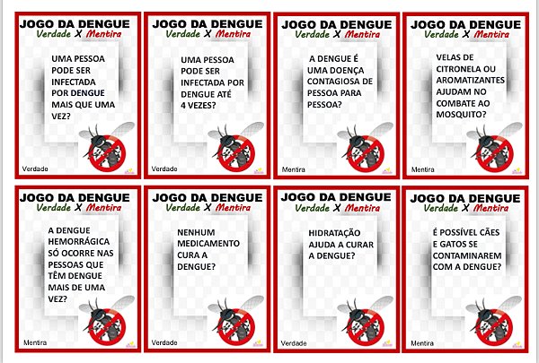 Jogo da Dengue - Verdade X Mentira