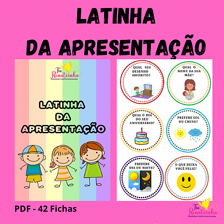 Latinha da Apresentação