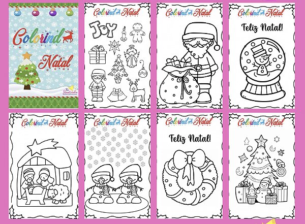 Revistinha Colorindo Natal