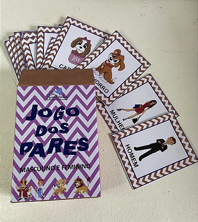 Jogo dos Pares- Feminino & Masculino