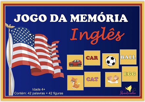 Jogo da Memória em Inglês
