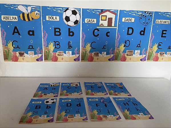 Alfabeto de Parede e Caderno