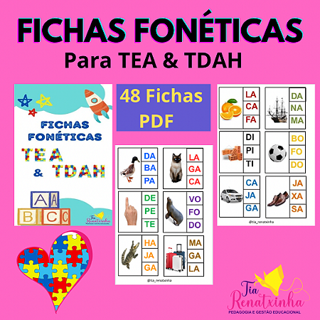 Fichas Fonéticas- TEA e TDAH