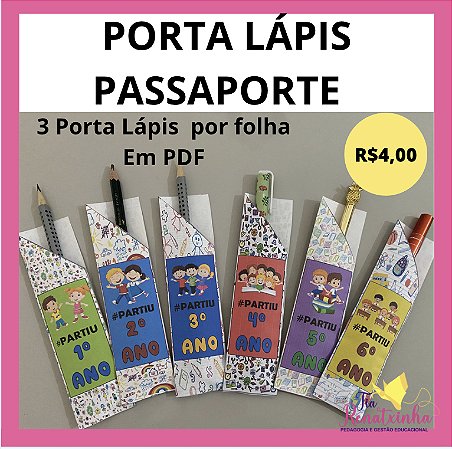 Porta Lápis Passaporte