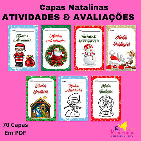 Capas Natalinas- Atividades & Avaliações