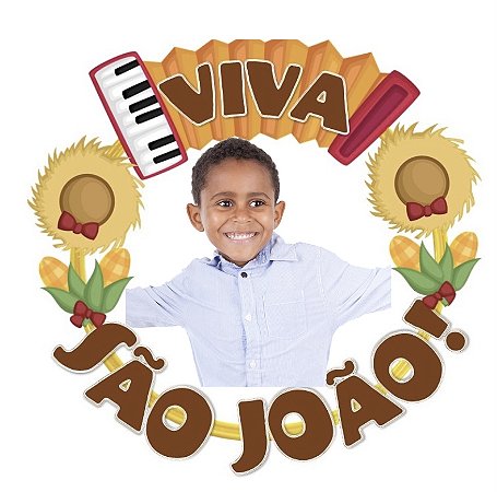 Moldura Para Fotos Bambolê- Junino